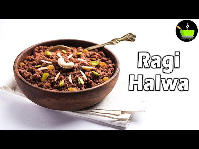 Ragi Halwa With Jaggery | How To Make Ragi Halwa | Nachni Halwa | Ragi Recipes | Nachni Recipes | She Cooks