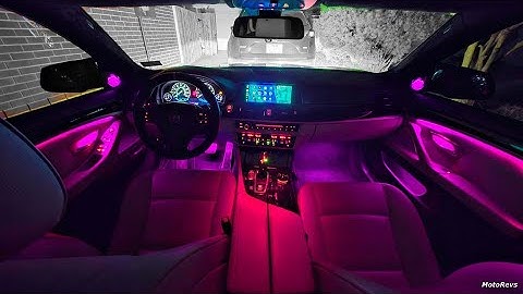 NEW DIY AMBIENT LIGHTING for BMW F10! | FULL CUSTOM INSTALL! | F10 535i Build pt.35