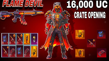 FLAME DEVIL CRATE OPENING PUBG  | FLAMEWRAITH SET CRATE OPENING | NEW LUCKY SPIN FLAME DEVIL