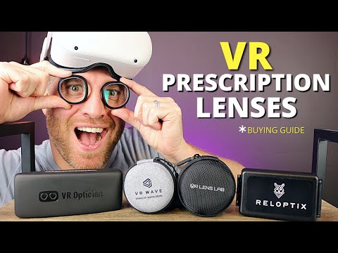 BEST VR Prescription Lenses - Buying Guide and Review For Oculus Quest 2 and Other VR.