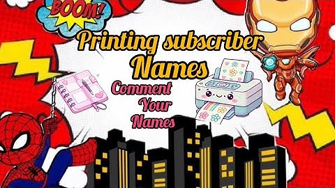 Writing my subscriber names in printer 🖨️#shotlive#virallive#viralprinter#names