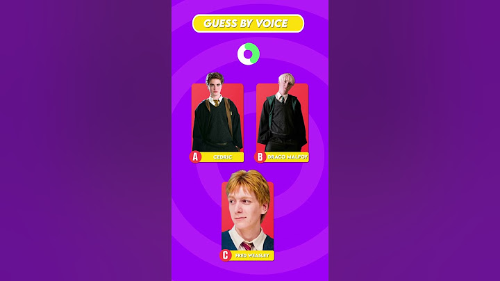 Can You Guess The Harry Potter Character by Their Voice? | Wizarding World Challenge