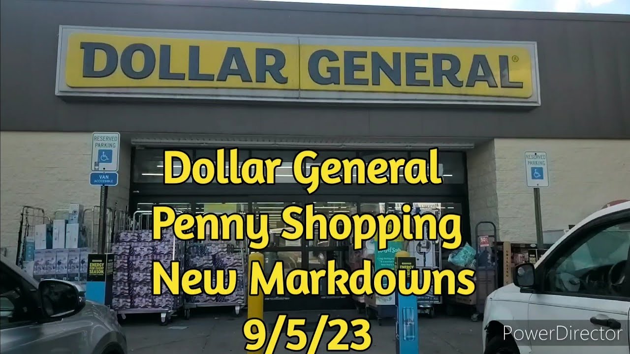 Dollar General Penny Shopping New Markdowns 9/5/23 dollargeneral 