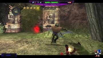 TMNT Movie Game Walkthrough Mission 1 [Mystical Jungle]