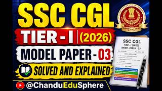 SSC CGL Tier - I Model Paper 03 EN