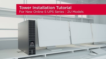 CyberPower Online S (Advanced) UPS Series (2U) for Tower Product Installation Tutorial
