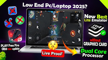 New Lite Emulator 2025 – Best for Free Fire | Run on 4GB/8GB RAM PC Without Graphics Card!