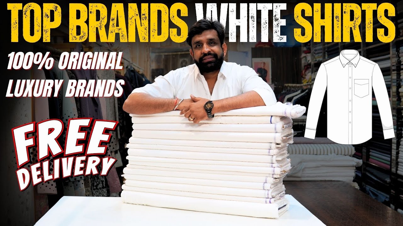 Top Brands White Shirts | Premium Men’s Fabric Wholesale Supplier | Khatuwala Creation