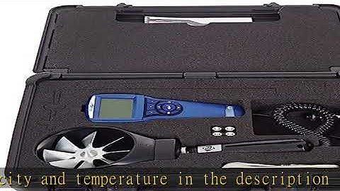 TSI 5725 VelociCalc Rotating Vane Anemometer, 50 to 6000 ft/min Velocity Range, -1.0% Accuracy, 32