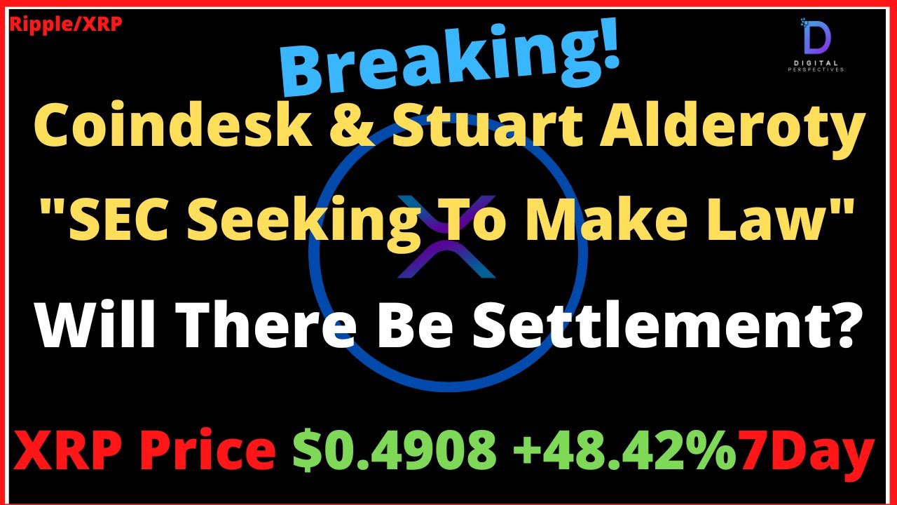 Ripple/XRP-Ripple`s Stuart Alderoty Lays Down FACTS- Settlement?,Charles Hoskinson-Truth Bombs