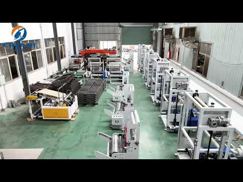 Customer Customized 6 color gear type flexographic printing machines and mini film blowing machines