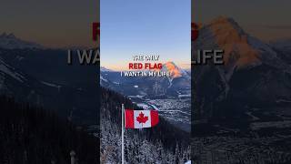 Red flag? Only if it leads to 🇨🇦✨#CanadaDream #StudyInCanada #MoveToCanada