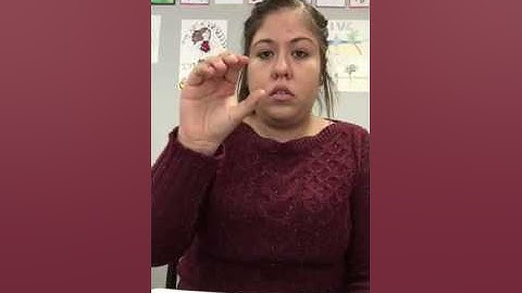 ASL 2 - Unit 10 - Vocabulary Video