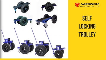 Slab trolley |self-locking (transport) heavy marble, granite and engineered slab materials |Aardwolf