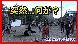 オーストリアで日本人ピアニストが静かに弾き始めたら...まさかの展開に【海外ストリートピアノ】Street Piano in Austria (La Campanella)