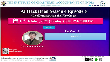 AI Hackathon S4 E6 UC1: Audit AI – CA. Nikhil Chhallani