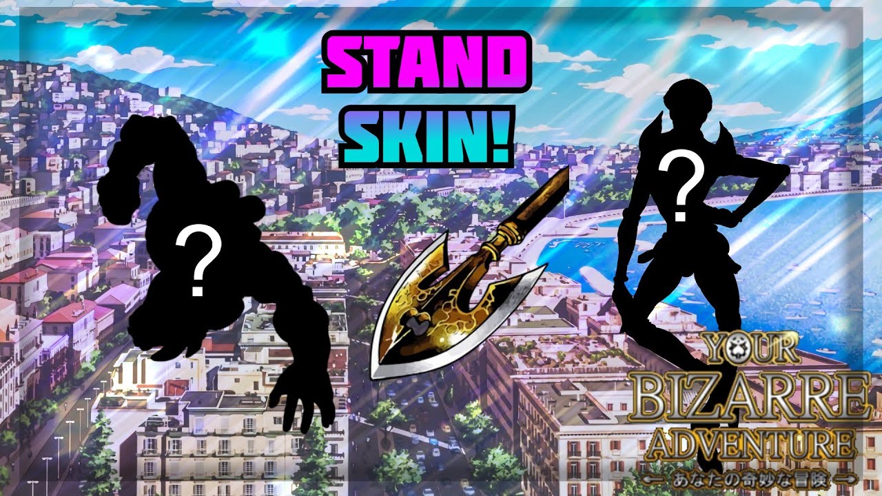 Stand скин. YBA Stands Skin. YBA Skin list. Скины YBA на стенды. RTWOH YBA Skin.