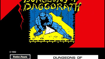 Dungeons of Daggorath - 1982 - TRS-80 Color Computer Cartridge