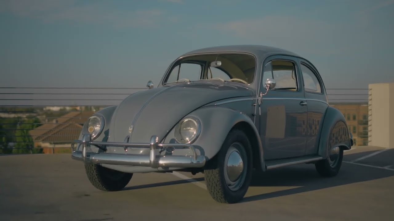NOREV 1/18 – VW Coccinelle 1951 Tuning California Bleu & Gris – Série Fast & Furious