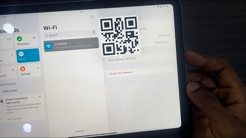 iPadOS 18: How to Create QR Code for WiFi Network on iPad
