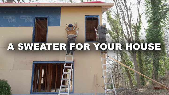 this will be the norm in the US soon ... TimberHP Timber Board exterior rigid wood fiber insulation