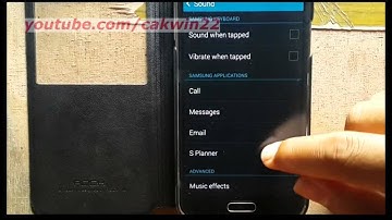Samsung Galaxy S5 : How to turn on or turn off S Planner vibrate notification (Android Phone)