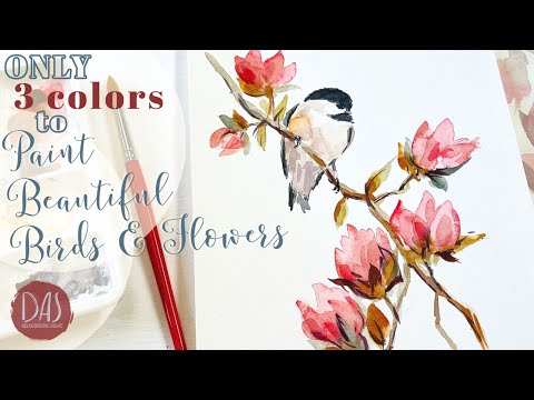 How to paint watercolor flowers for beginners – Step by step - Watercolor  Affair