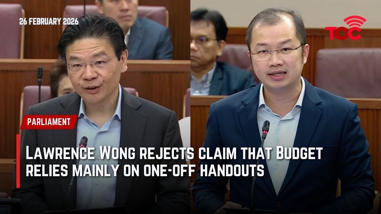 Lawrence Wong rejects claim that Budget relies mainly on one-off handouts