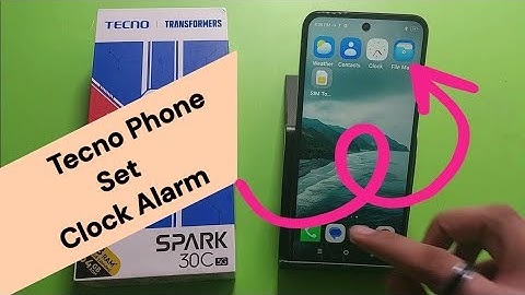 Tecno phone set alarm | how to change alarm sound on Tecno spark 30c 5G
