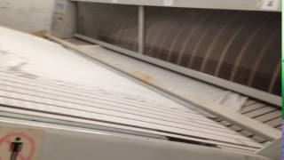 Jensen EXPG-12 Self Contained Ironer in Operation