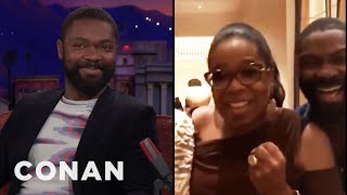 Oprah Visited David Oyelowo’s Mom At The Hospital | CONAN on TBS