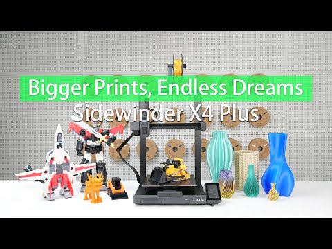 Introducing Sidewinder X4 Plus-Large Build Size Klipper 3D Printer