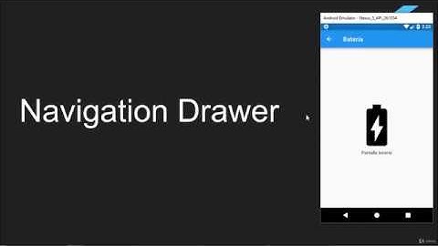 Master Flutter Dart De cero a experto - Widgets en profundidad - 9 Widget Navigator Drawer Parte 1