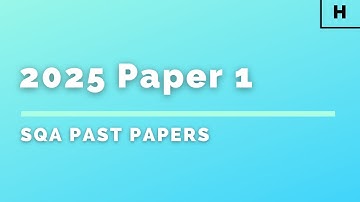 Higher Physics | SQA Past Papers | 2025 | Paper 1 (Multiple Choice)