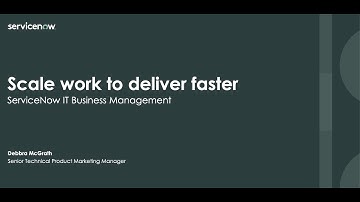 Demo - ITBM Scale Work To Deliver Faster