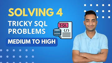 Solving 4 Tricky SQL Problems