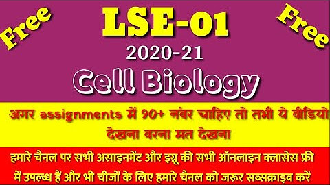 Lse-01 solved assignment 2020-21