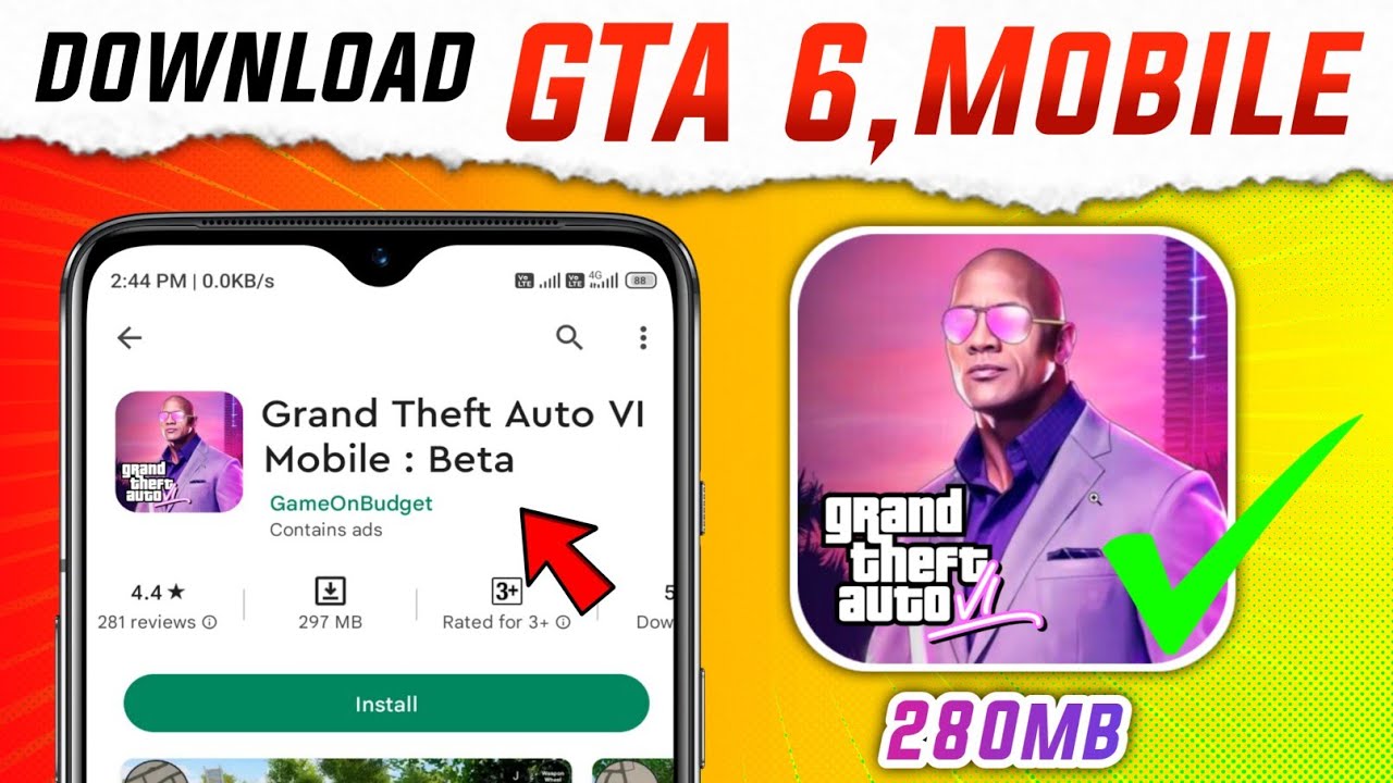 GTA 6 Mobile available in Play Store