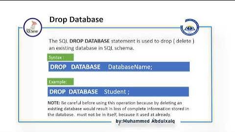 6 HOW TO DROP DATABASE SQL SERVER KURDISH TUTORIALS