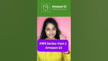 What is Amazon S3? | AWS Series - Part 3 #aws #amazons3 #s3bucket  #cloud #computing #shorts
