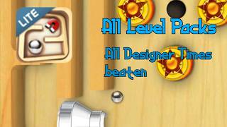 Labyrinth 2 Lite: All Level Packs, All designer times beaten (HQ) screenshot 1