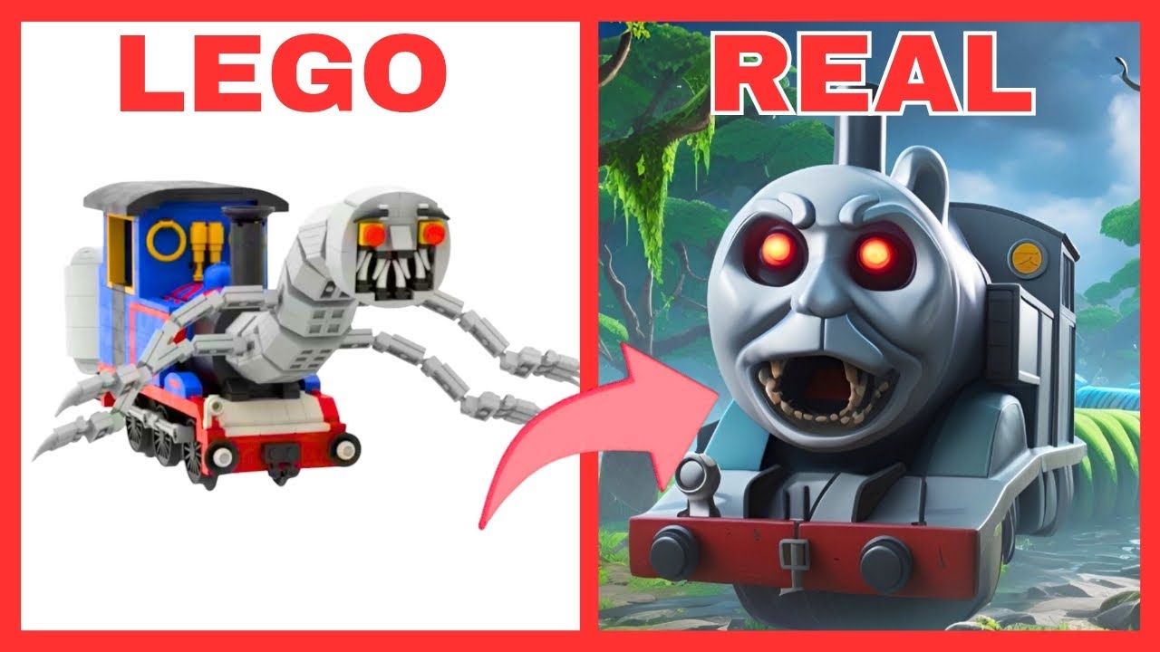 Spider Thomas VS Lego / All Eat Monster / Guess The Eater MONSTER'S VOICE