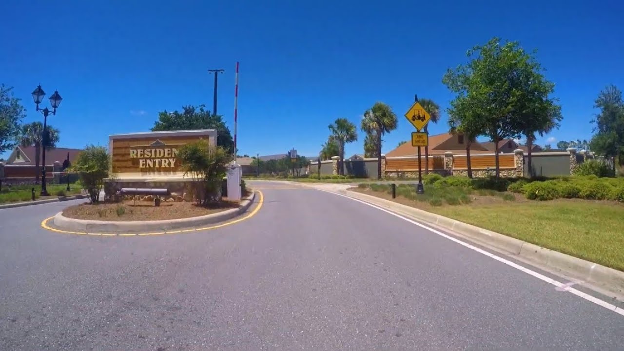 Driving Tour of Alden Bungalows at The Villages FL YouTube