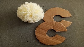 En Kolay Şekli Ile Ponpon Yapımı Ponpon Aparatını Kendin Yap