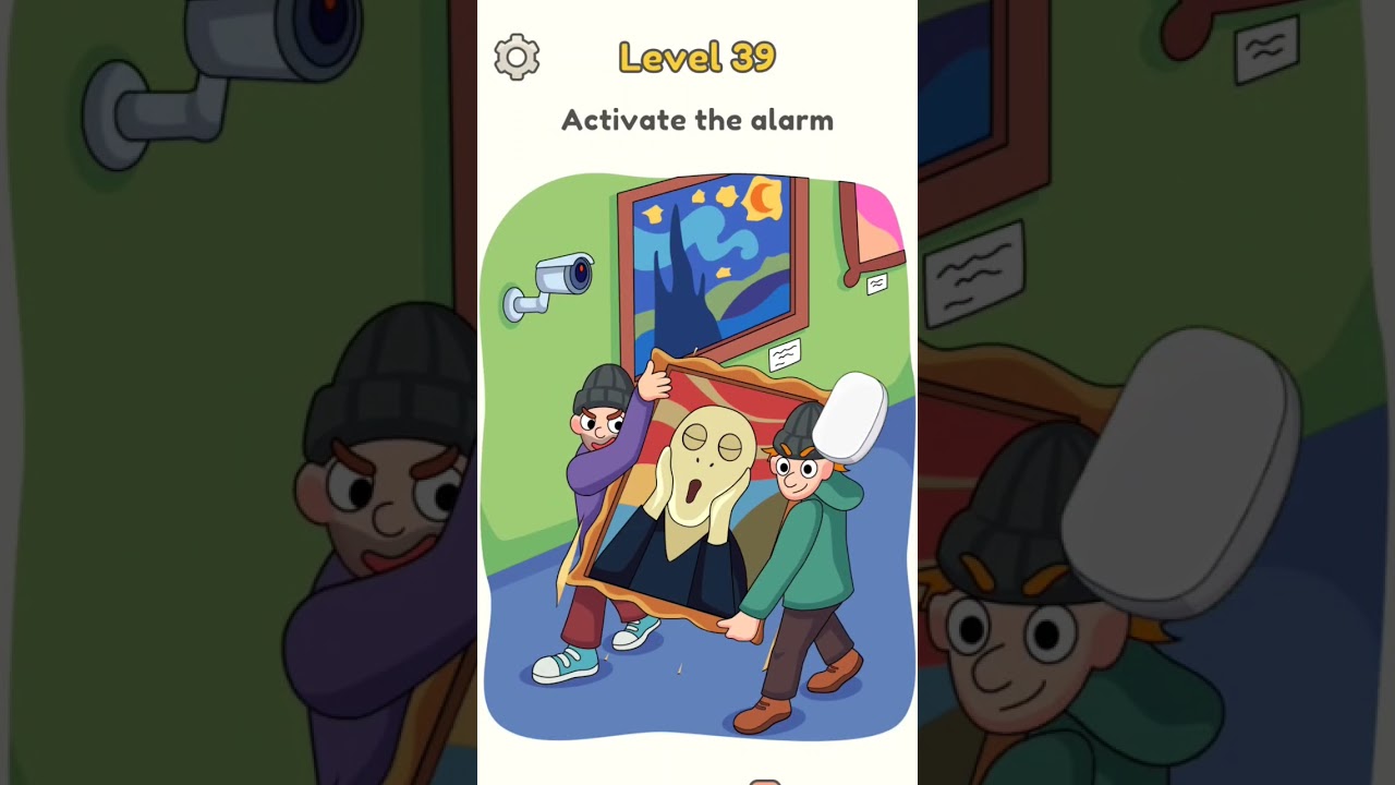 DOP 5: Delete One Part - Activate The Alarm - Level 39 5 Walkthrough