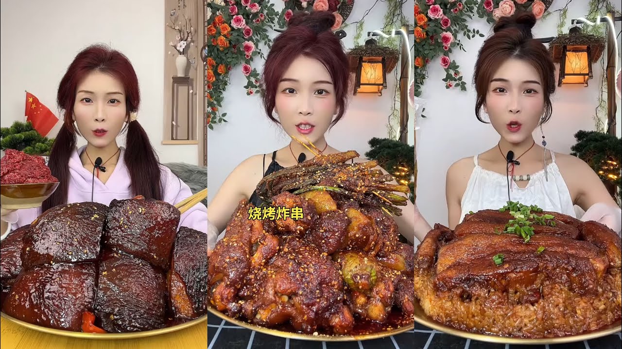 【ASMR】【MUKBANG】 DELICIOUS PORK BELLY 東坡肉 | EATING FOOD SHOW | CHINESE MUKBANG | 食べ | 吃播 LOVE EAT