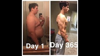 19 Year Old Loses Over 100lbs In 1 Year | Weight Loss Transformation