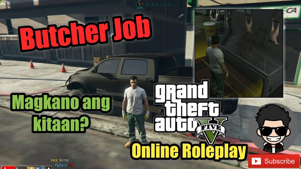 Butcher Job Tutorial GTA 5 Online RolePlay Instant Payaman!? 🤑