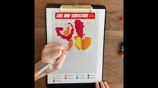Mystery mosaics - Pixel Art #coloringpages #pixelart #printable #valentinesday #mysterymosaics