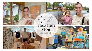 Rehoboth Beach Vacation Vlog Airbnb Tour Shopping Haul